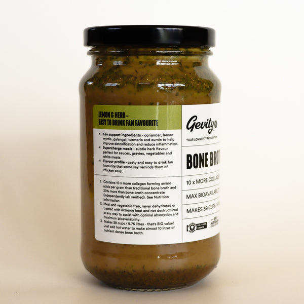 Bone Broth Body Glue: Lemon & Herb