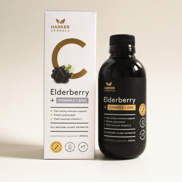 Elderberry, Vitamin C + Zinc