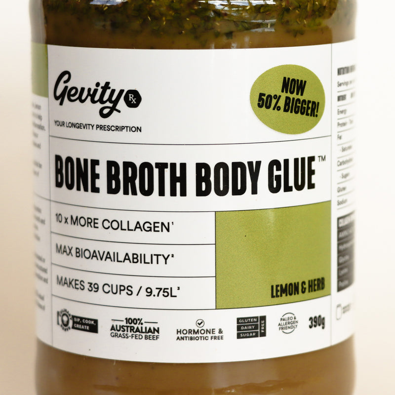 Bone Broth Body Glue: Lemon & Herb